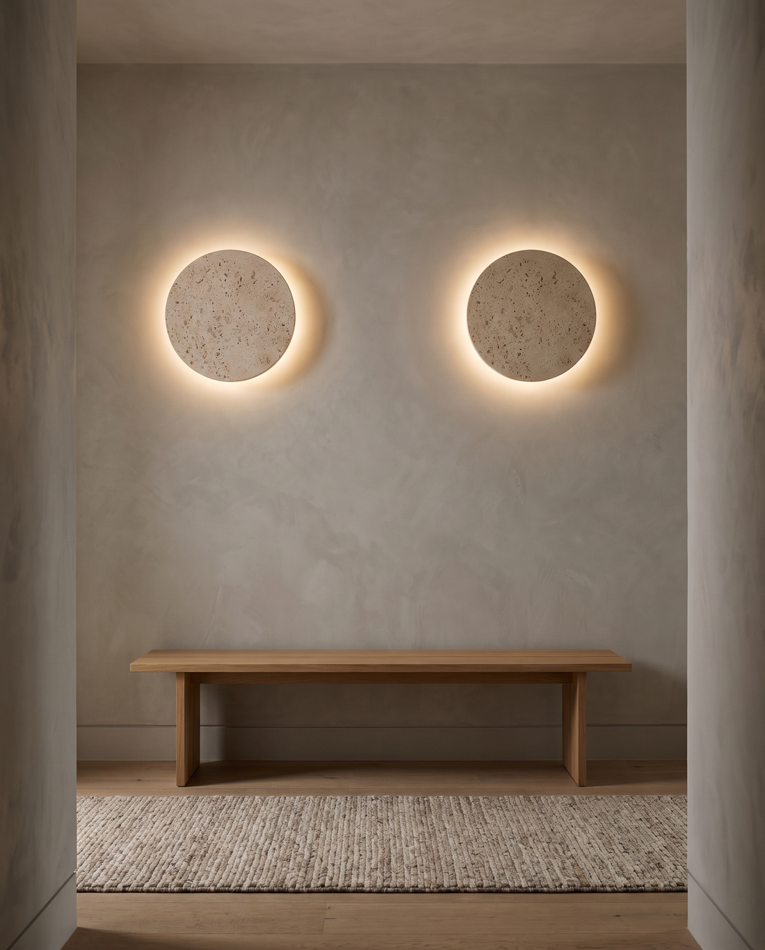 Travertine Beam Wall Lamp wall light