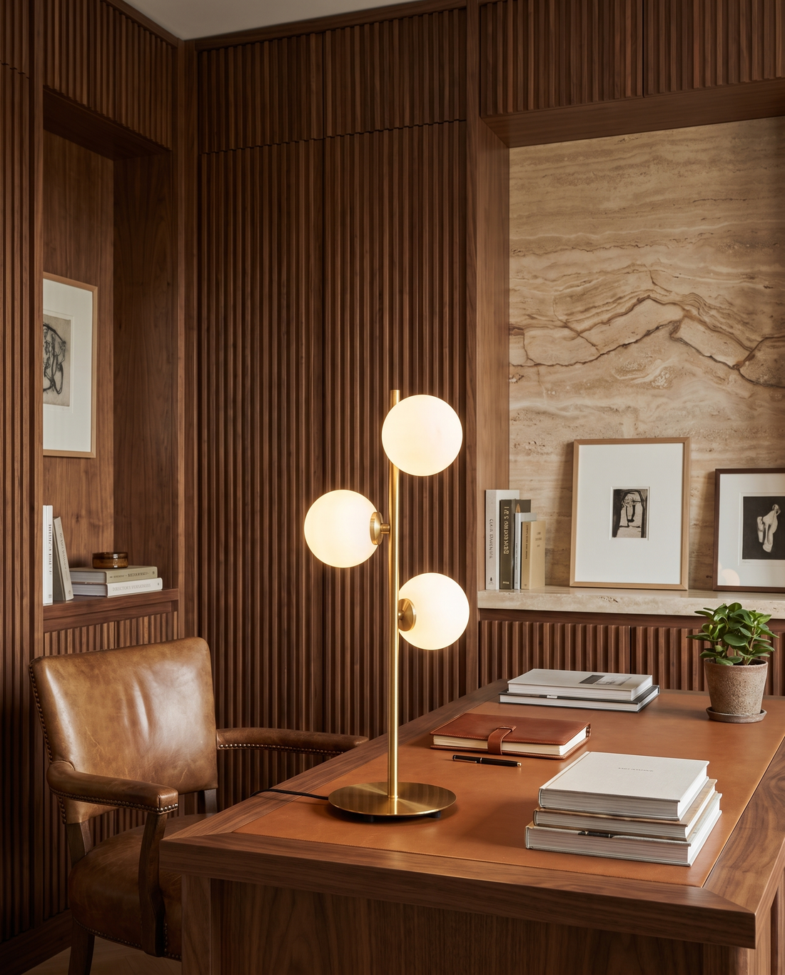 Orion Golden Finish Desk Light table/desk lamp