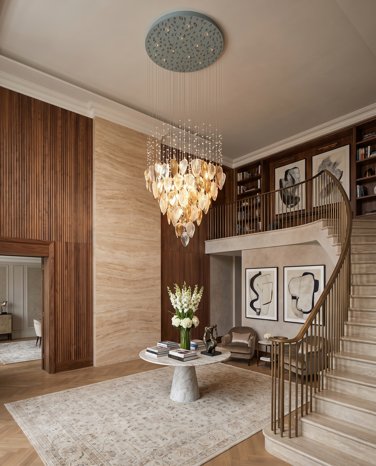 Golden Drops in the room