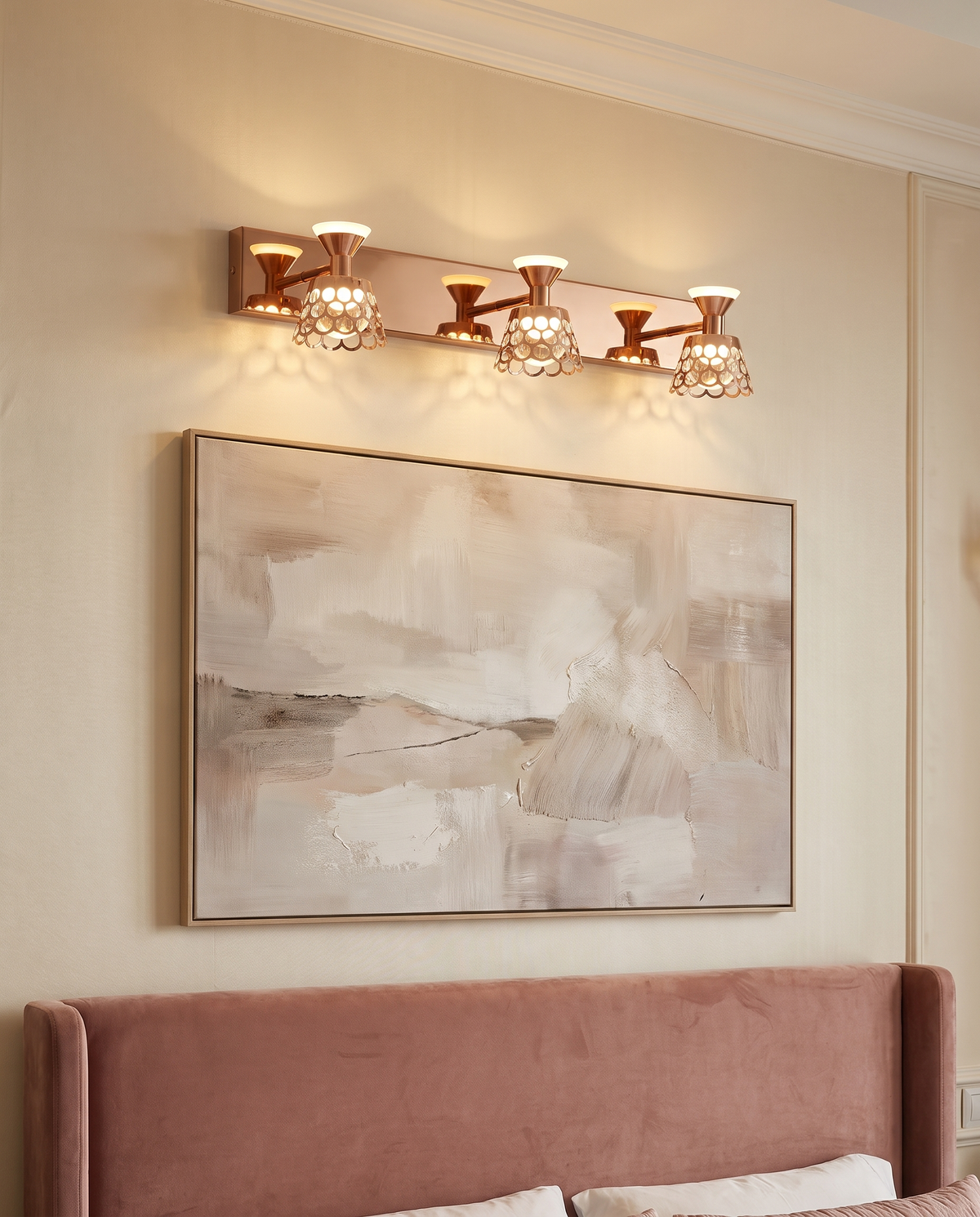 Rosette Picture Light in the room