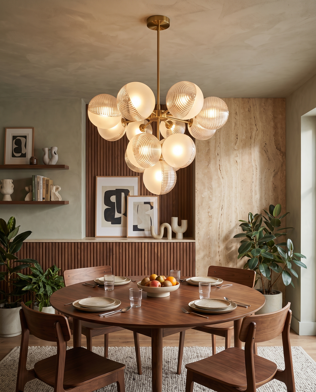 Luna Sphere Chandelier – chandelier, view 2