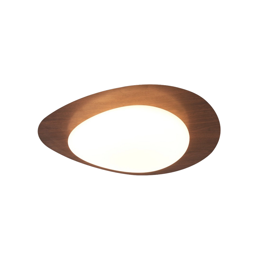 Walnut Frame LED Chandelier