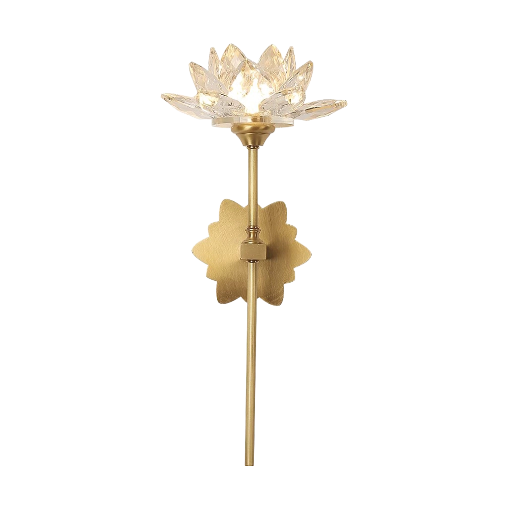 Halo Tall Crystal Wall Lamp (6601/WB)