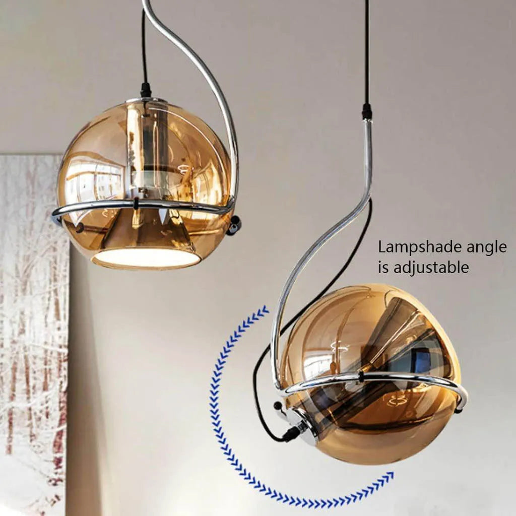 Drop of Mist Amber Pendant Light (8060)