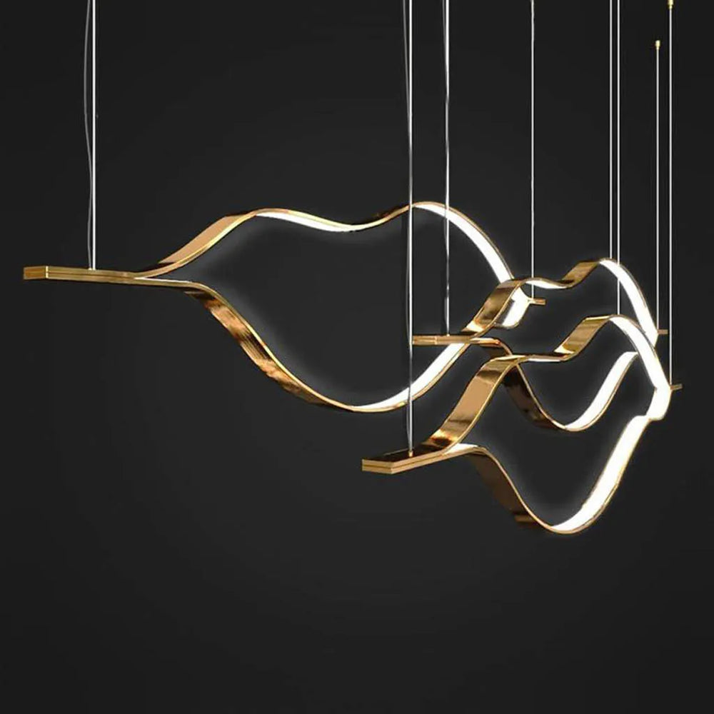 
                      
                        Ebb Golden Finish Modern Space Chandelier (8804)
                      
                    