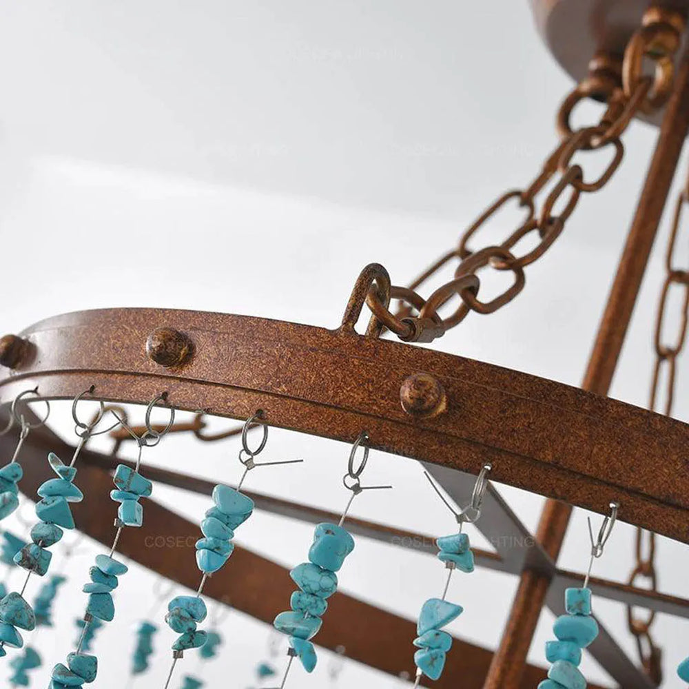 
                      
                        Aqua Gem Bohemian Look Antique Chandelier (9120/4)
                      
                    