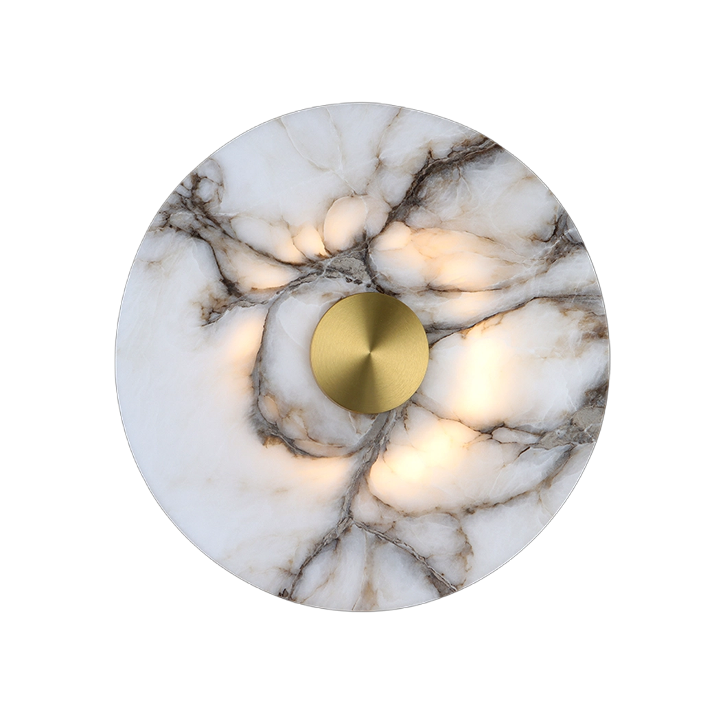 White Marble Square Glow Wall Lamp (C146/A/200)
