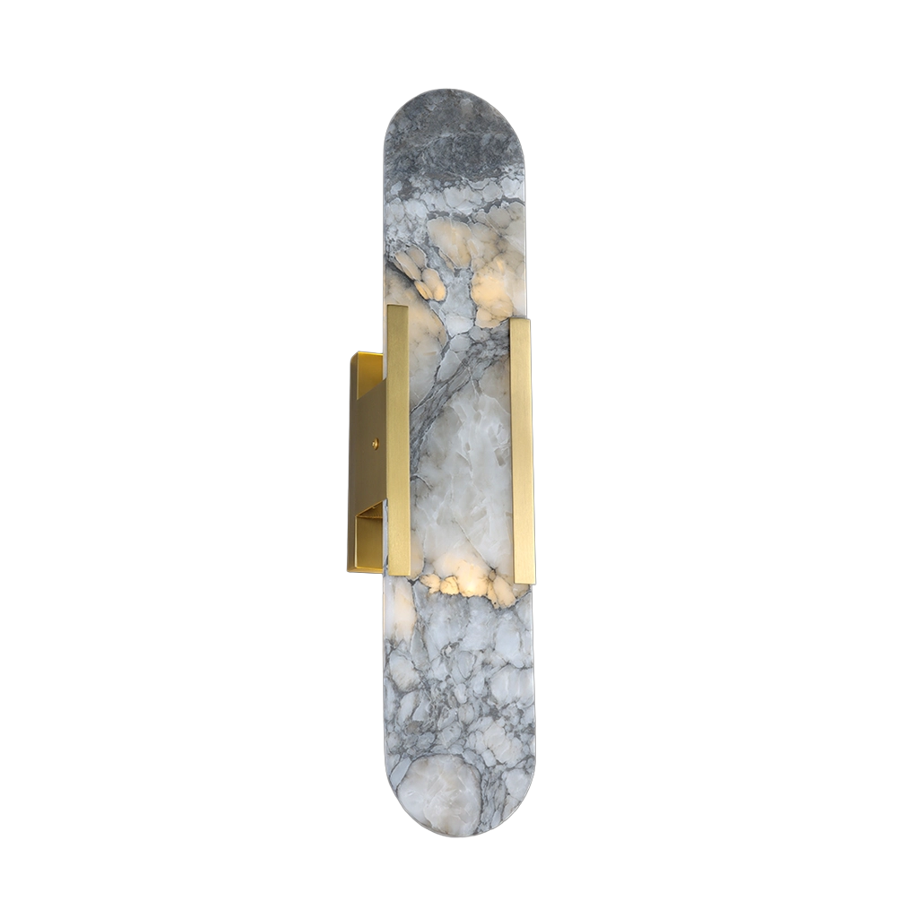 White Marble Tall Beam Wall Lamp (C147/500)