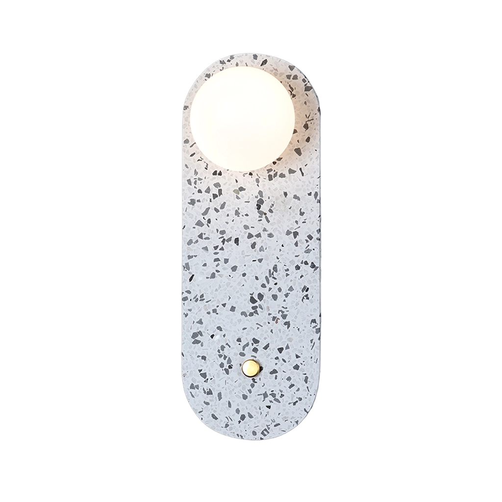 White Terra Arc Wall Lamp (C179/A/WH)