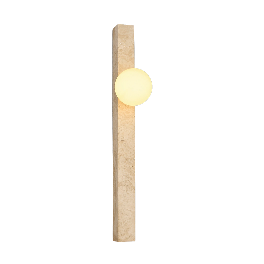 Travertine Crest Wall Lamp