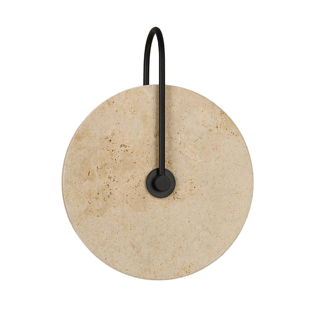 White Marble Arc Wall Lamp (C40/B)