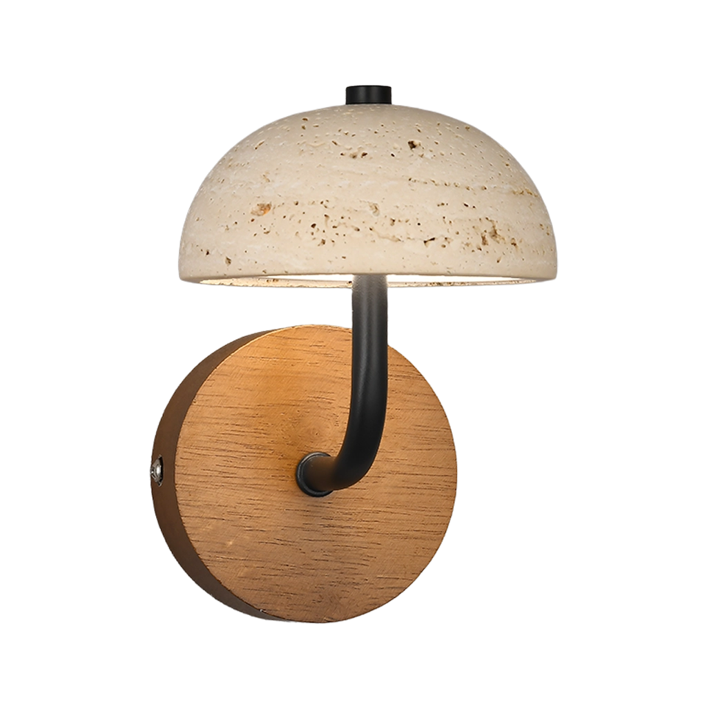 Travertine Crest Petite Wall Lamp (C83)