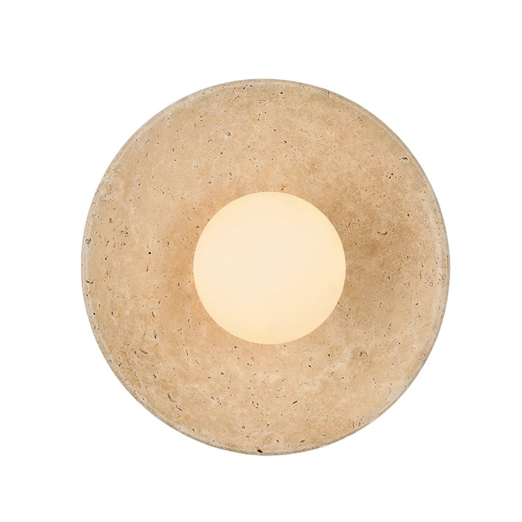 Travertine Arc Block Wall Lamp (C87/B)