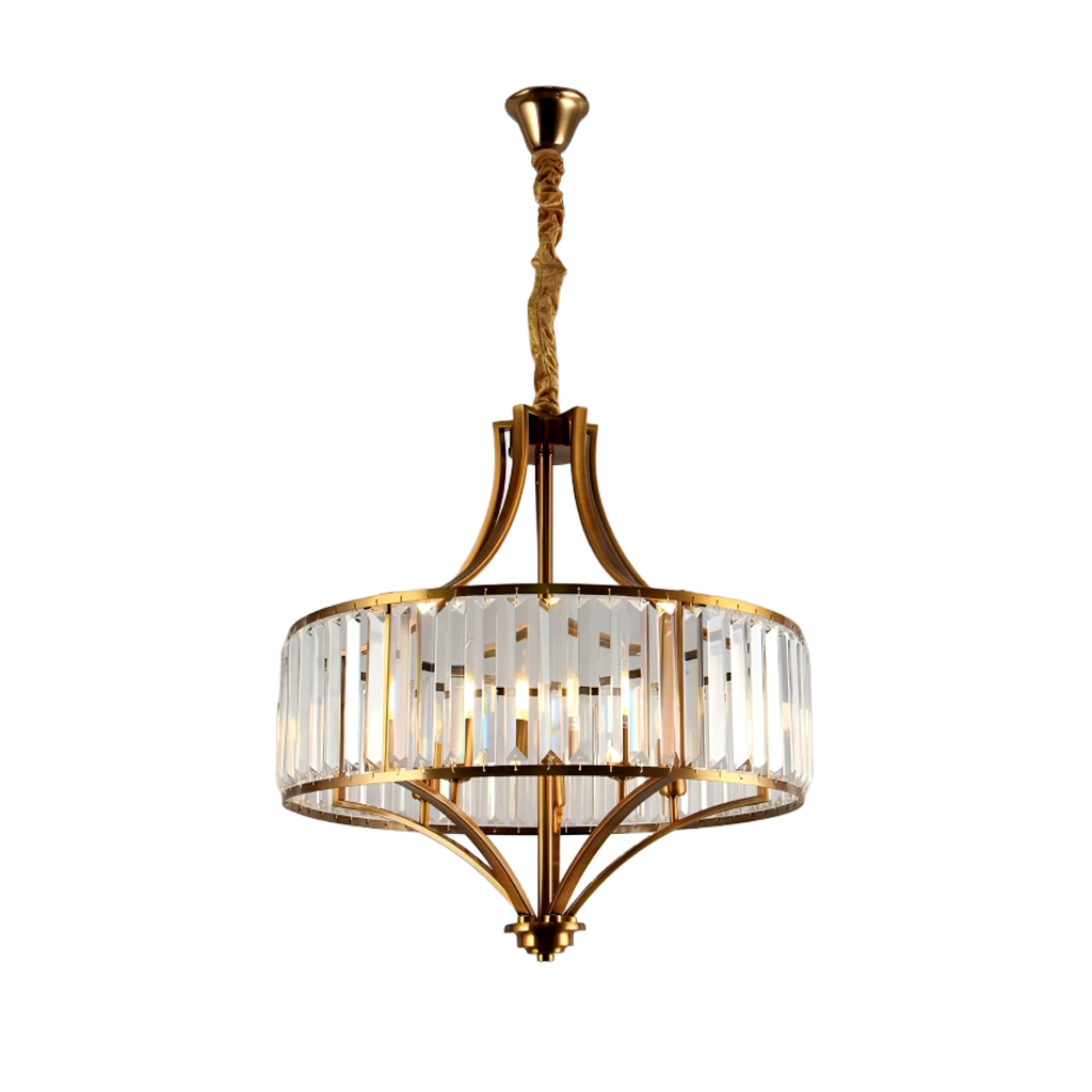 Crown Glass Chandelier (D88292/5)