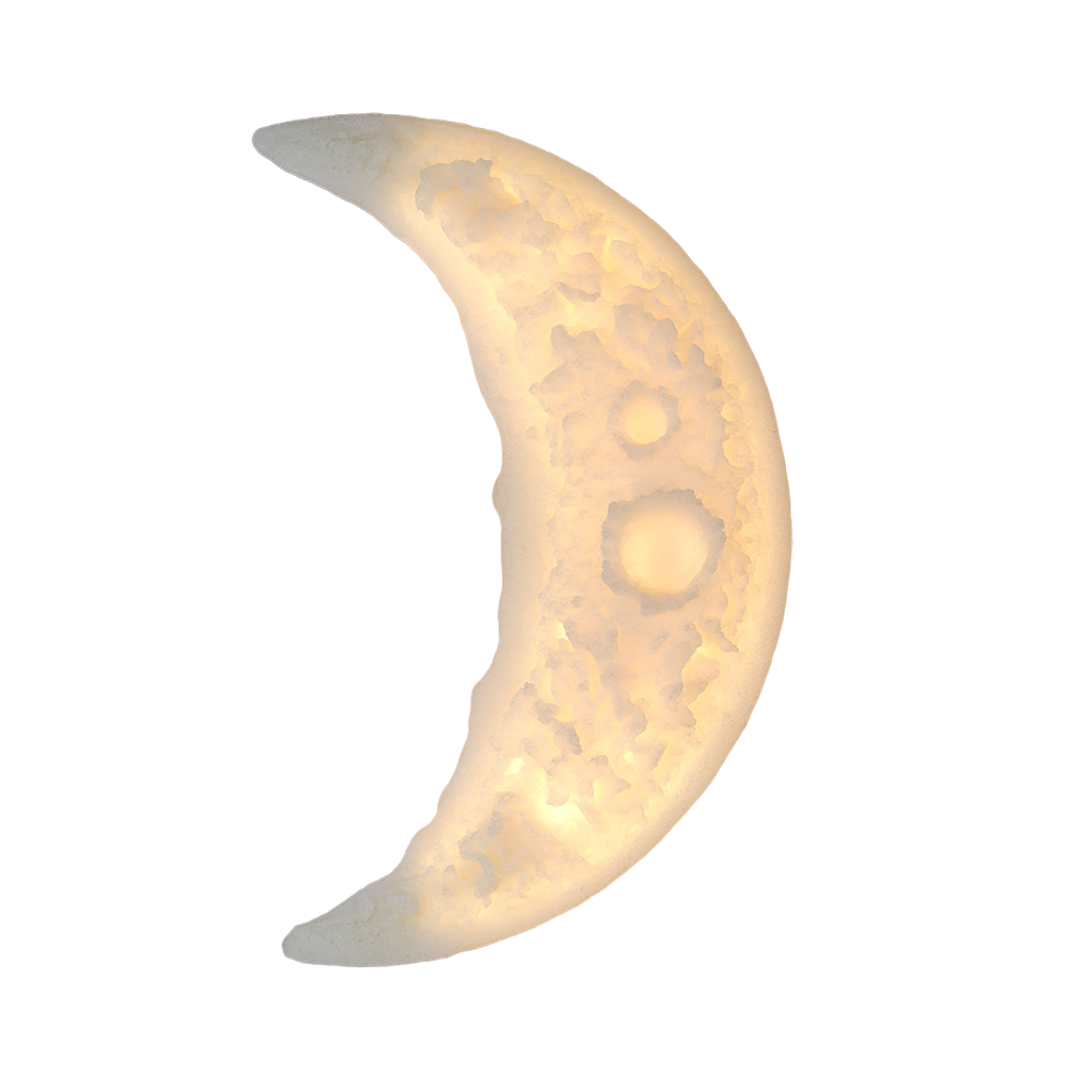 Cream Crest Resin Wall Lamp (F275/M)