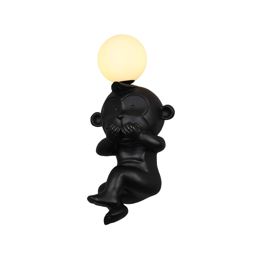 Black Stone Taper Wall Lamp (F284)