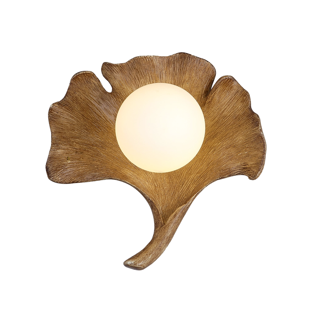 Walnut Crest Wall Lamp (F288)