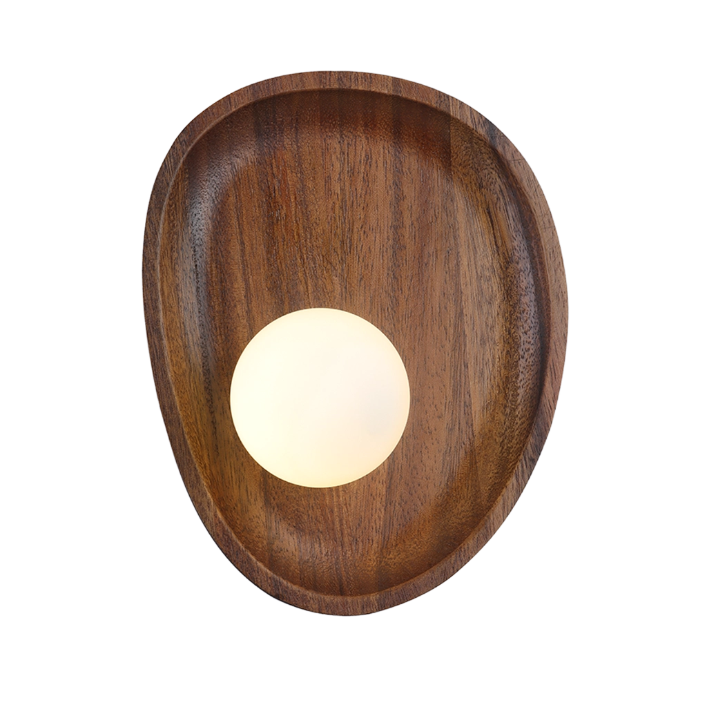 Walnut Glow Wood Wall Lamp (F331/A)