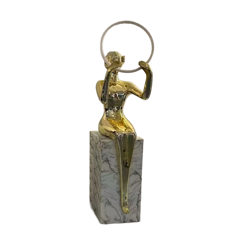 Gold Line Floor Lamp (JYL001)