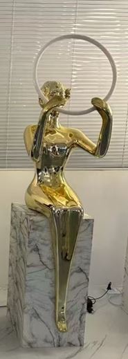Gold Line Floor Lamp (JYL001)