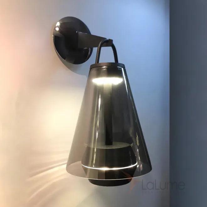 
                      
                        Black Glass LED Wall Light by Gloss (B5334) - Ashoka Lites
                      
                    