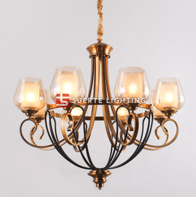 Chandelier by Gloss(D33082-8) - Ashoka Lites