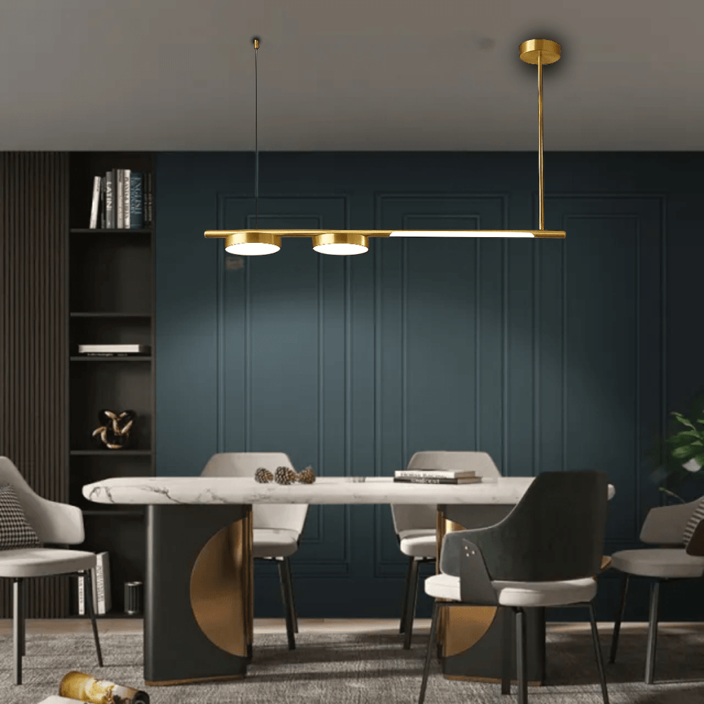 Contemporary Metal LED Pendant Light by Gloss (0954/2) - Ashoka Lites