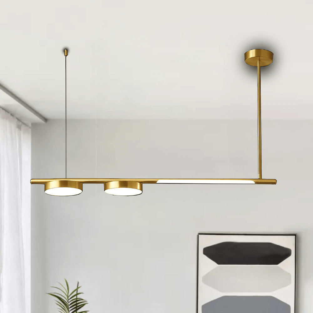 
                      
                        Contemporary Metal LED Pendant Light by Gloss (0954/2) - Ashoka Lites
                      
                    