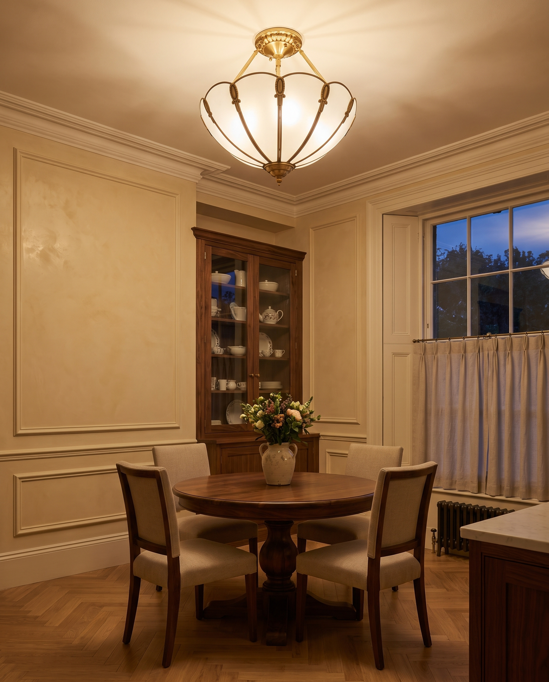 The Tazza bowl pendant in a room setting