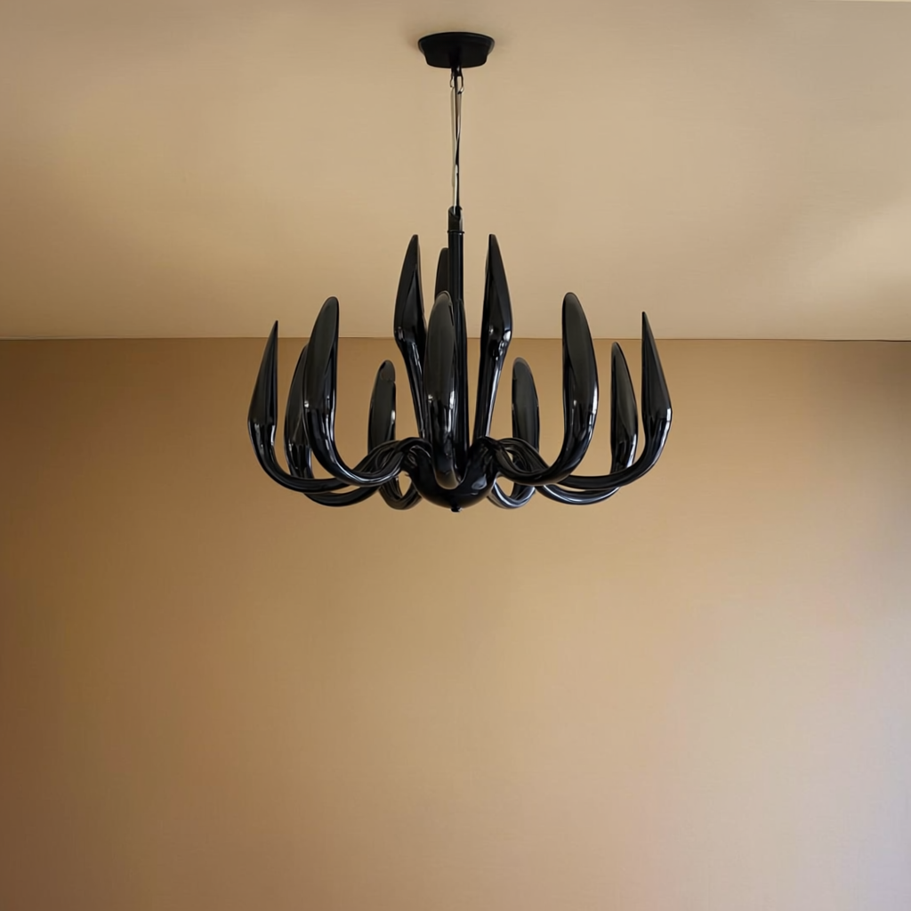 Petal Glow Elegant Purple Chandelier (DN1451-6+3L)