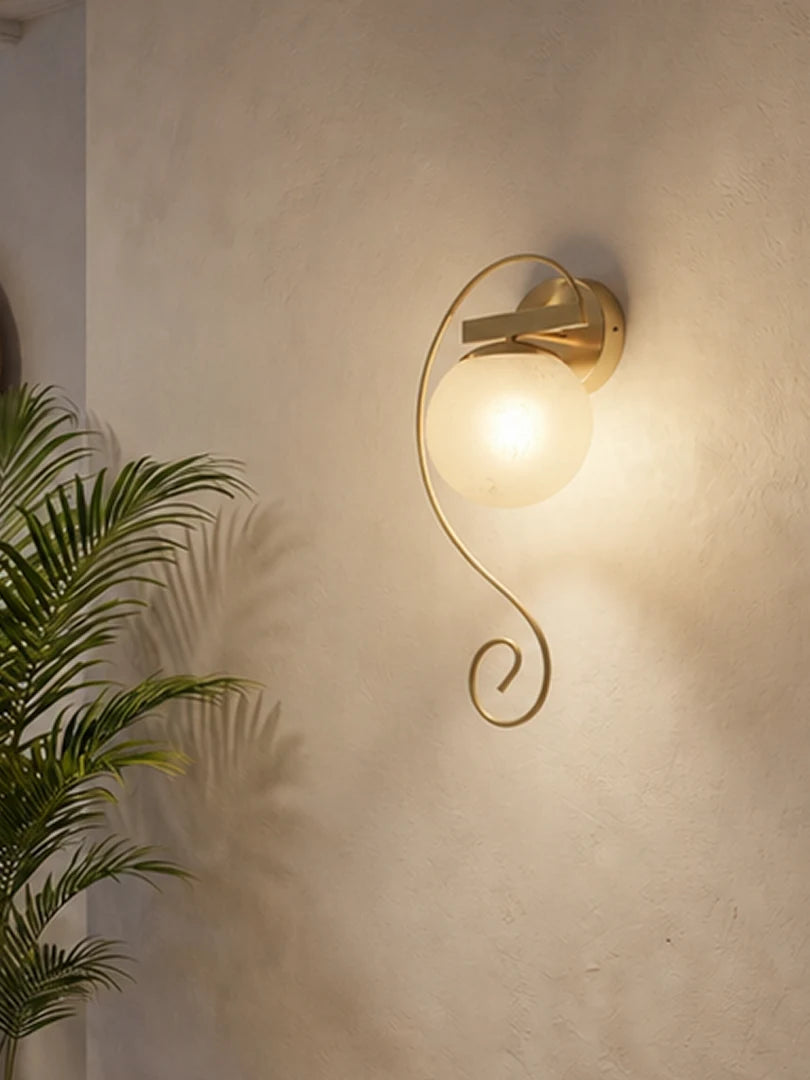 The Cursive Globe in a sunroom