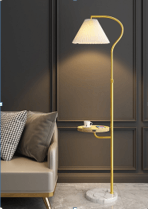 Marble Floor Lamp by Gloss (F9252) - Ashoka Lites