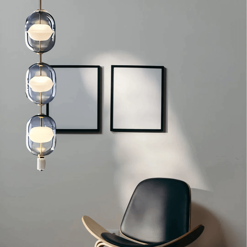 
                  
                    Marmoron Pendant Light by Gloss (0919/3) - Ashoka Lites
                  
                