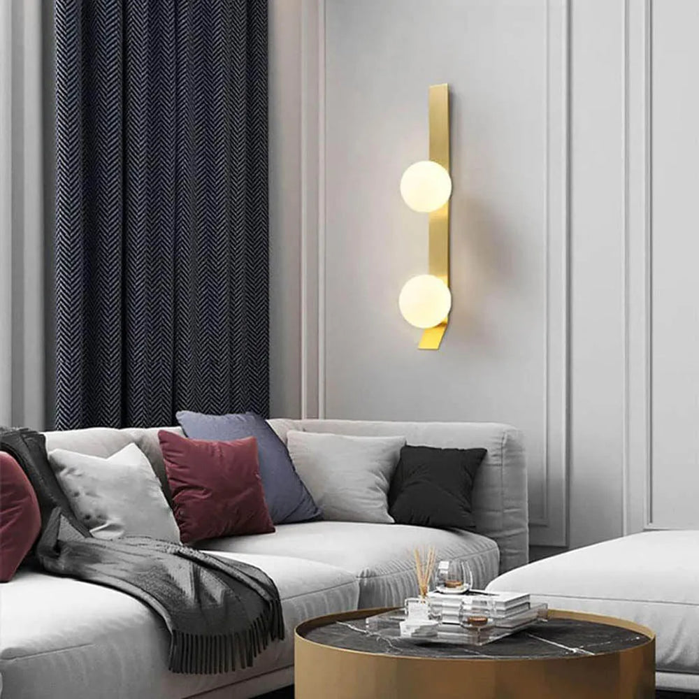 
                      
                        Dazzle Duo Golden Finish Indoor Wall Light (MB83005-2)
                      
                    