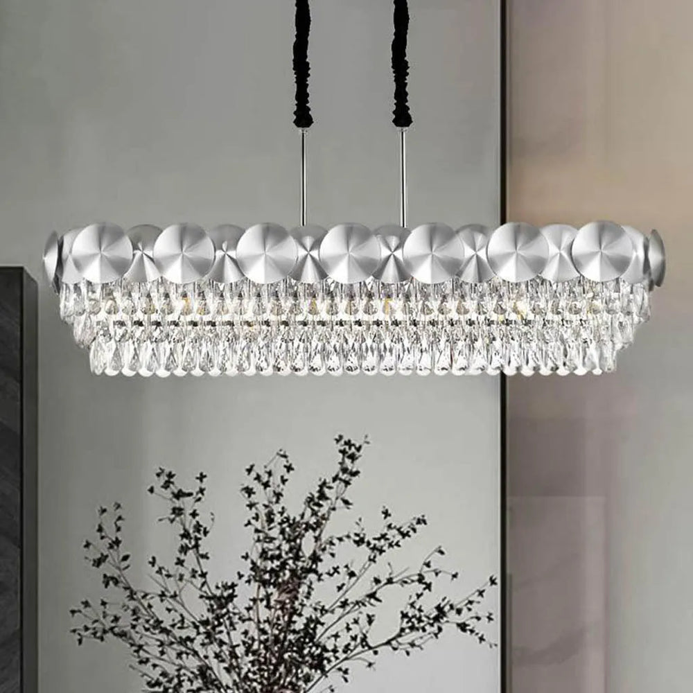 Medallion Contemporary Setting Crystal Chandelier(581970)