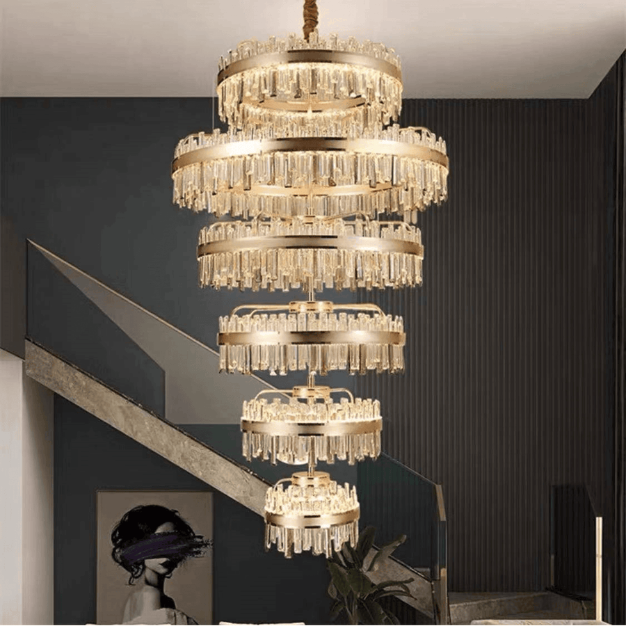 Plata Chandelier by Gloss (XQ-CR001) - Ashoka Lites