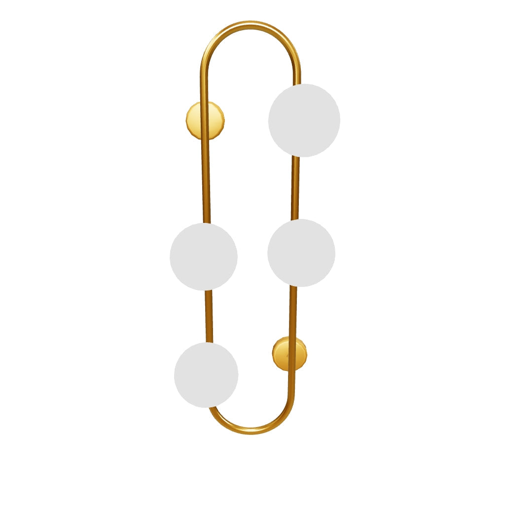 Milky Majesty Gold Bronze Indoor Wall Light (B5092/4L)