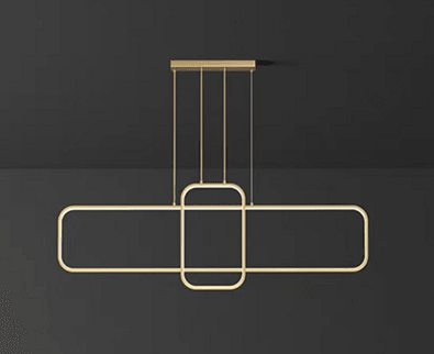 Rectangle Led Chandelier by Gloss (X47-1200) - Ashoka Lites