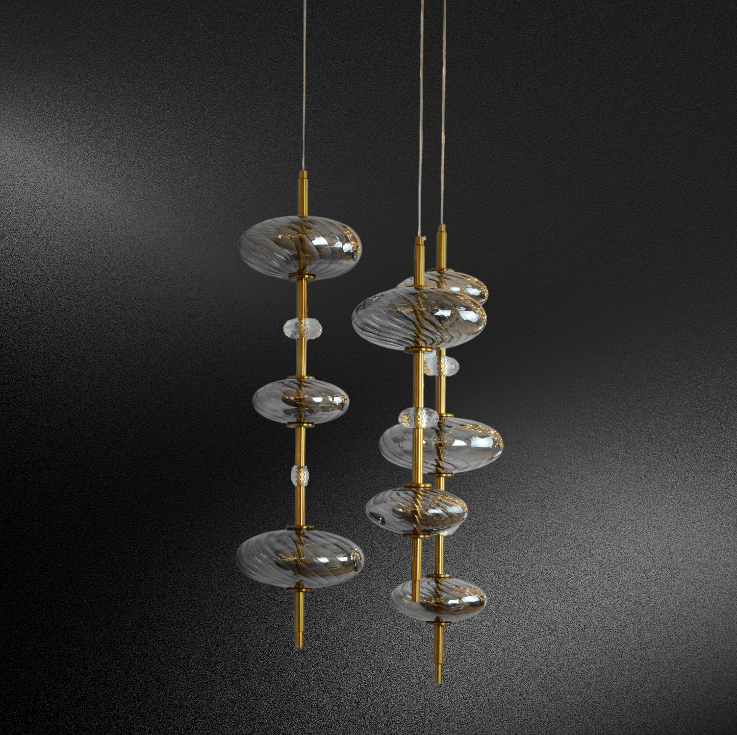 Vitreus Trafico Pendant by Gloss (A1841/C) - Ashoka Lites